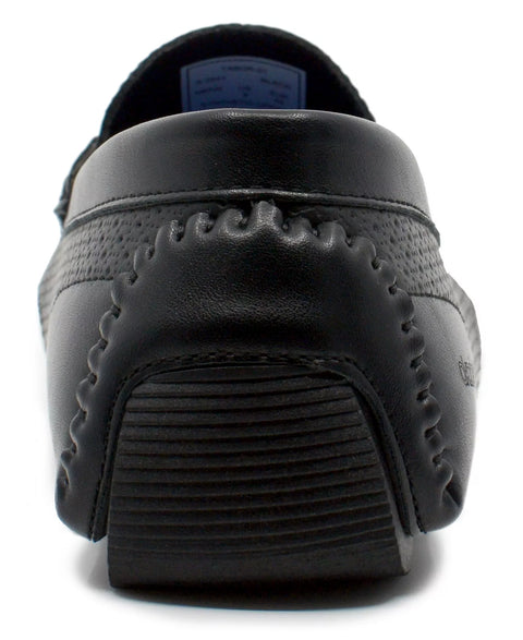 Akademiks Men's Black Tabor Penny Loafers | Akademiks In Lebanon