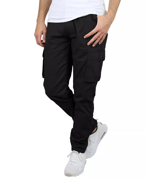 Blu Rock Men's Black Flex Stretch Cargo Pants | Blu Rock in Lebanon