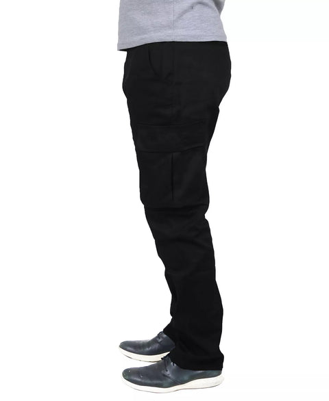 Blu Rock Men's Black Flex Stretch Cargo Pants | Blu Rock in Lebanon