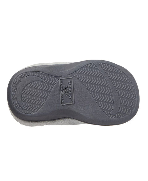 Isotoner Signature Women's Light Grey Micro Terry Sport Hoodback Slippers | Isotoner Signature In Lebanon