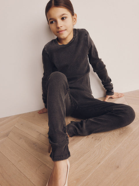 Reserved Girl's Black Blouse With Washed Effect | Reserved In Lebanon