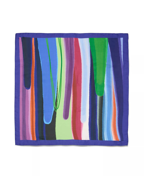 Steve Madden Women's Cools Another Line Watercolor Pattern Satin Square Scarf| Steve Madden in Lebanon