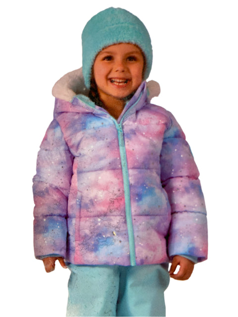 Gerry Baby Girl's Multicolor Puffer Jacket |Gerry In Lebanon