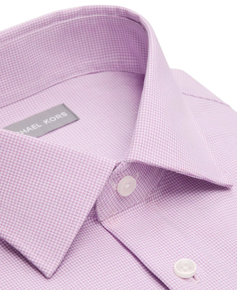 Michael Kors Men's Pink Regular Fit Comfort Stretch Dress Shirt | Michael Kors In Lebanon