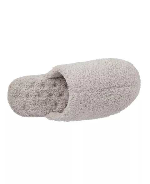 Isotoner Women's Light Gray Cozy Plush Terry Knit Joey Clog Slippers | Isotoner In Lebanon