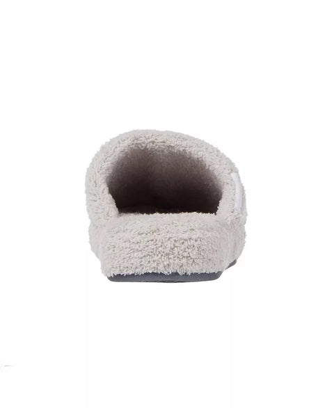 Isotoner Women's Light Gray Cozy Plush Terry Knit Joey Clog Slippers | Isotoner In Lebanon