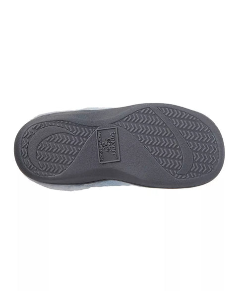 Isotoner Signature Women's Blue Micro Terry Sport Hoodback Slippers | Isotoner In Lebanon