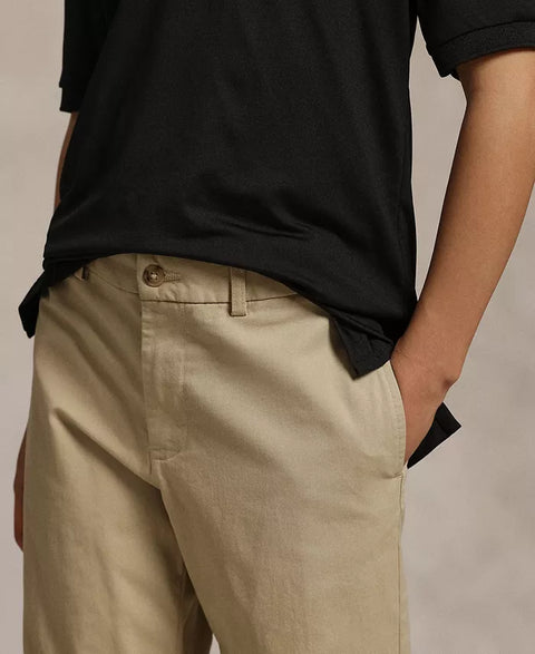 Polo Ralph Lauren Boy's Beige Straight-Fit Stretch Twill Pants | Polo Ralph Lauren In Lebanon