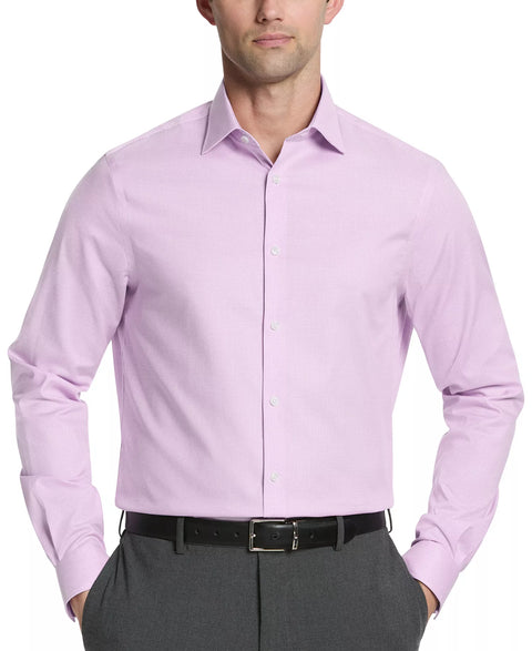 Michael Kors Men's Pink Regular Fit Comfort Stretch Dress Shirt | Michael Kors In Lebanon