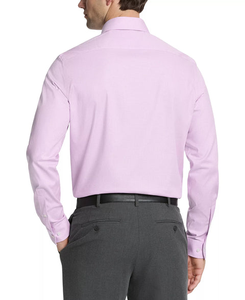 Michael Kors Men's Pink Regular Fit Comfort Stretch Dress Shirt | Michael Kors In Lebanon