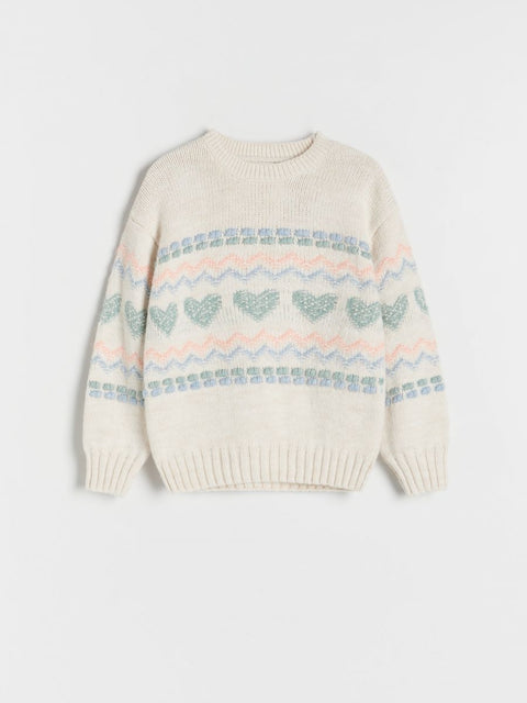 Reserved Girl's Multicolor Knitted Sweater | Reserved In Lebanon