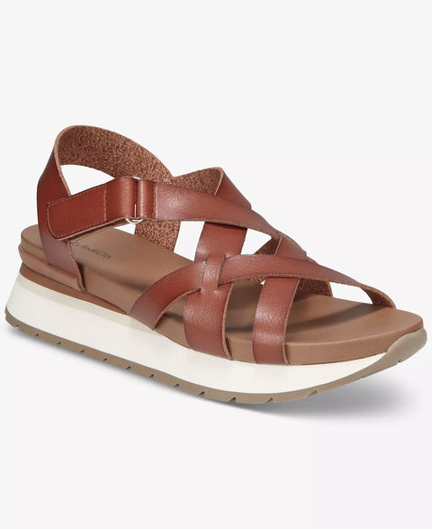 Style & Co Women's Corn Brown Sallyy Platform Wedge Sandals | Style & Co  in Lebanon