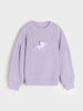 Sinsay Girl's Purple Printed Sweatshirt | Sinsay In Lebanon