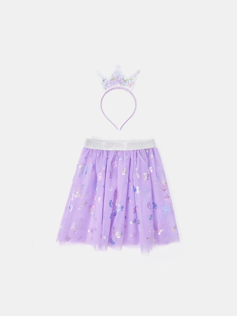 Sinsay Girl's Purple Fairy Tule Skirt With Hair Band | Sinsay In Lebanon