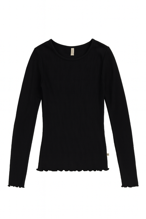 POMPdeLUX Girl's Black  Long Sleeve  T-Shirt |POMPdeLUX in Lebanon