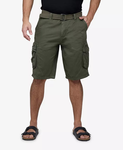 Raw X Men's Dark Olive Green Cargo Shorts | Raw X In Lebanon