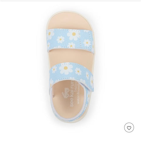 See Kai Run Girl's Blue Floral Basics Toddler Jaylen Sandals  | See Kai Run In Lebanon