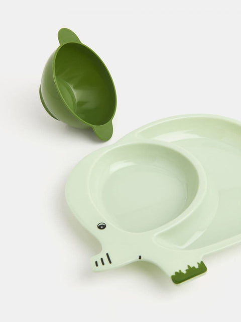 Sinsay Baby's Dark Green Tableware Set | Sinsay In Lebanon