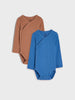 AYA  Sinsay baby Boy's Brown/blue 2-pack bodysuits