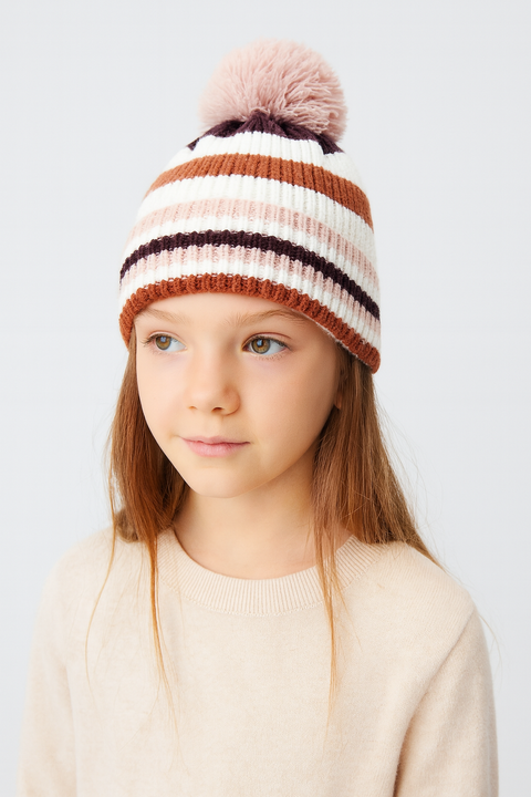 Reserved Girl's Multicolor Wool Beanie Hat | Reserved In Lebanon
