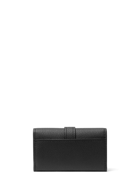Michael Kors Women's Black Leather Nolita Flap Trifold Wallet | Michael Kors In Lebanon
