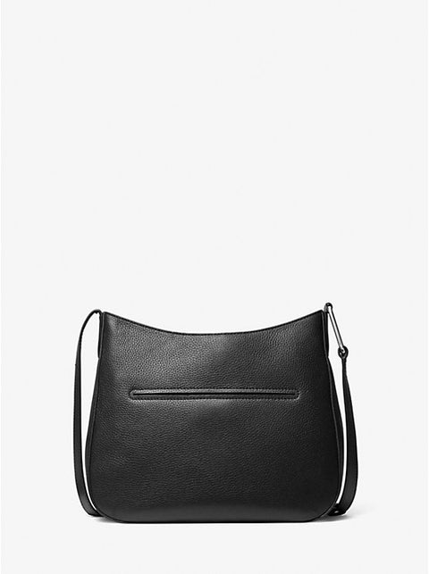 Michael Kors Women's Black Large Pebbled Leather Crossbody Bag | Machael Kors In Lebanon