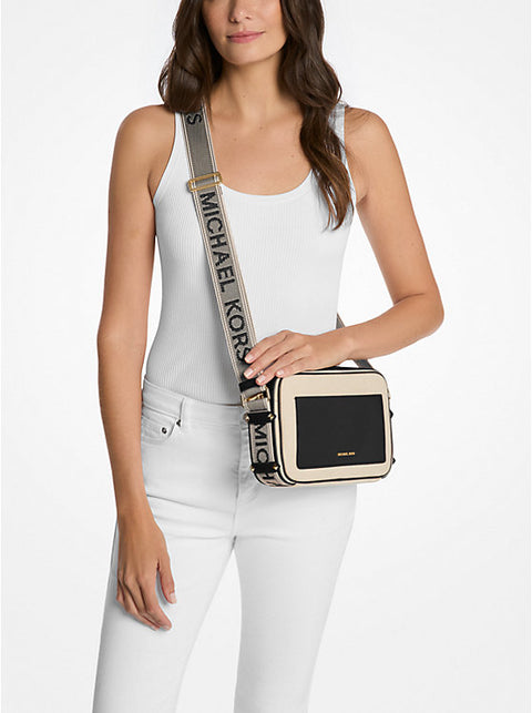 Michael Kors Women's Off White & Navy Crossbody Bag | Michael Kors In Lebanon