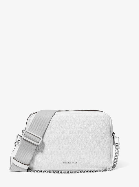 Michael Kors  Women's Off White   Medium Signature Logo Camera Crossbody Bag |Michael Kors in Lebanon