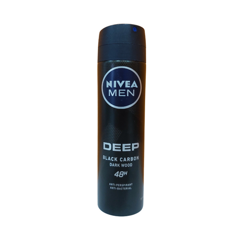 Nivea Men Deep Black Carbon Dark Wood Anti-Perspirant 150ml | Nivea In Lebanon