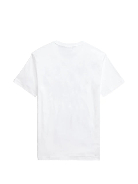 Polo Ralph Lauren Men's White Logo-Embroidered T-Shirt | Polo Ralph Lauren In Lebanon
