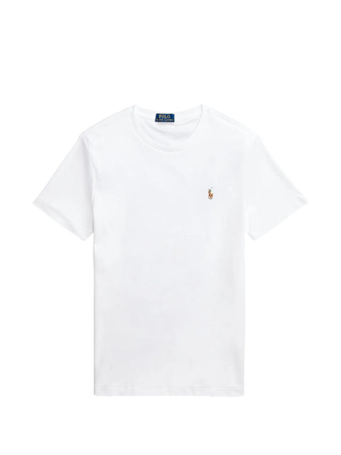 Polo Ralph Lauren Men's White Logo-Embroidered T-Shirt | Polo Ralph Lauren In Lebanon