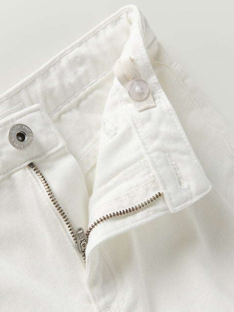Reserved Girl's Off White Wide Leg Classic Jeans | Reserved In Lebanon