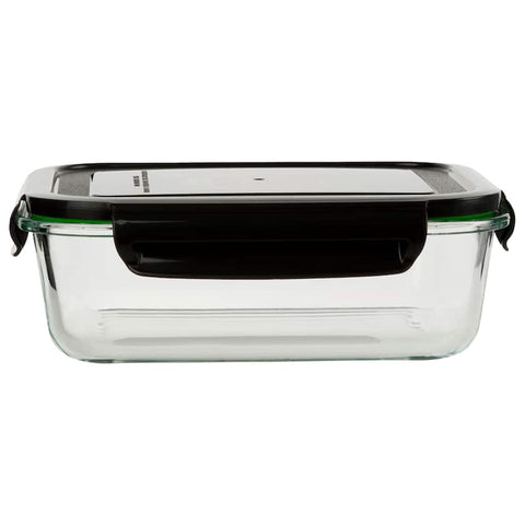 Chefkoch Trifft Fackelmann Glass Storage Box With Black Plastic Lid | Fackelmann In Lebanon