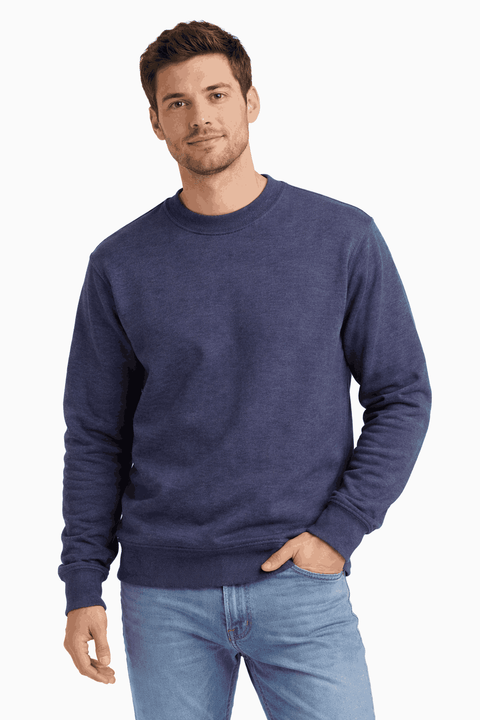 Sinsay Men's Navy Long Sleeve Cotton Sweater | Sinsay In Lebanon
