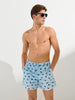 Sinsay Men's Blue Shark Printed Swim Short | Sinsay In Lebanon