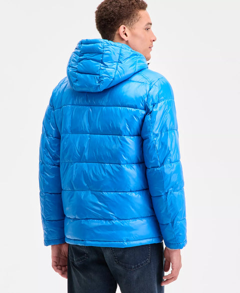 Michael Kors Men's Blue Puffer Jacket |  Michael Kors In Lebanon