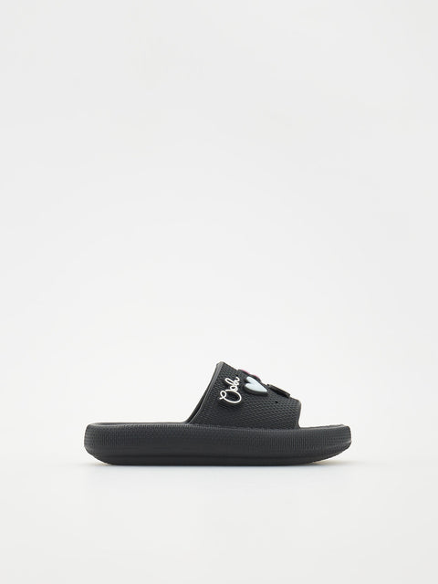 Reserved Girl's Black Slipper | Reserved In Lebanon
