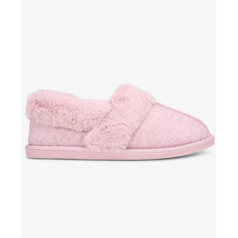 Charter Club Women's PinkFaux-Fur-Lined Slippers