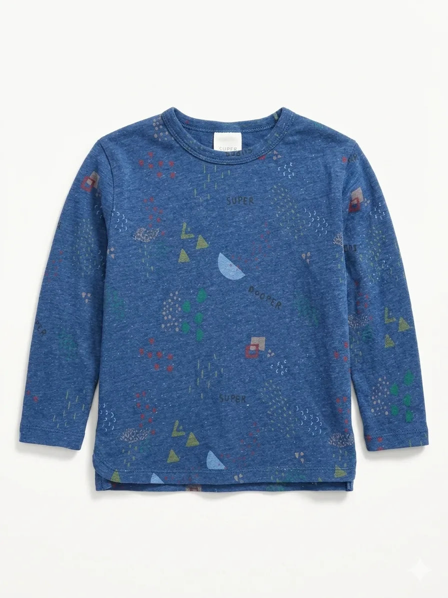 Zara Baby Boy's Navy Printed Blouse | Zara In Lebanon
