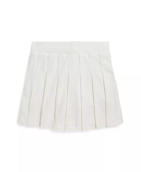 Polo Ralph Lauren Girl's White Pleated Jersey Skort | Polo Ralph Lauren In Lebanon