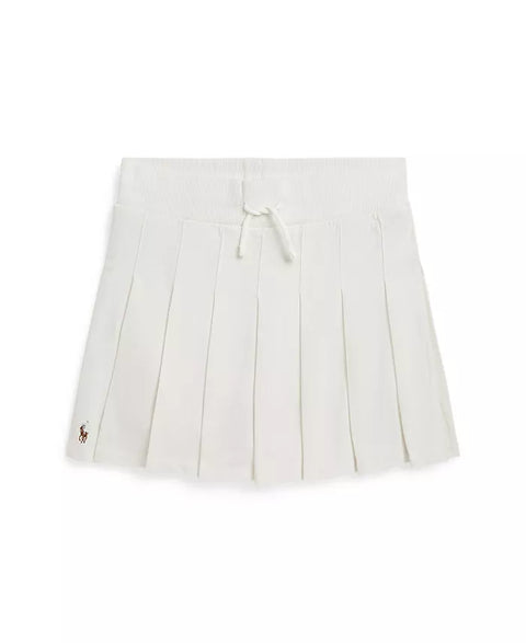 Polo Ralph Lauren Girl's White Pleated Jersey Skort | Polo Ralph Lauren In Lebanon