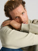 Sinsay Men's Light Green Half Zipper Sweatshirt  | Sinsay In Lebanon