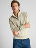 Sinsay Men's Light Green Half Zipper Sweatshirt  | Sinsay In Lebanon