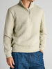Sinsay Men's Light Green Half Zipper Sweatshirt  | Sinsay In Lebanon