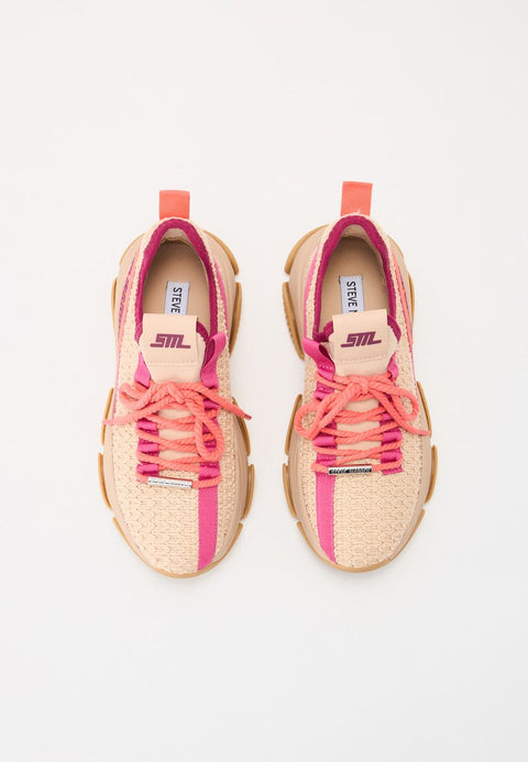 Steve Madden Girl's Blush & Coral Jproject Sneakers | Steve Madden In Lebanon