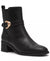 DV Dolce Vita Women's Black Dagger Buckle Chelsea Booties