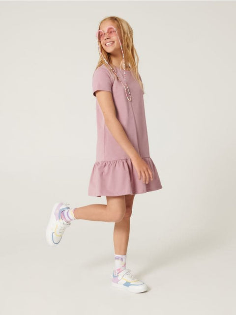 Sinsay Girl's Purple Babydoll Cut Dress | Sinsay In Lebanon
