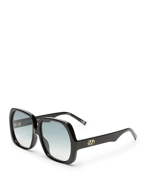 Le Specs Women's Black Polydisco Square Sunglasses | Le Specs In Lebanon