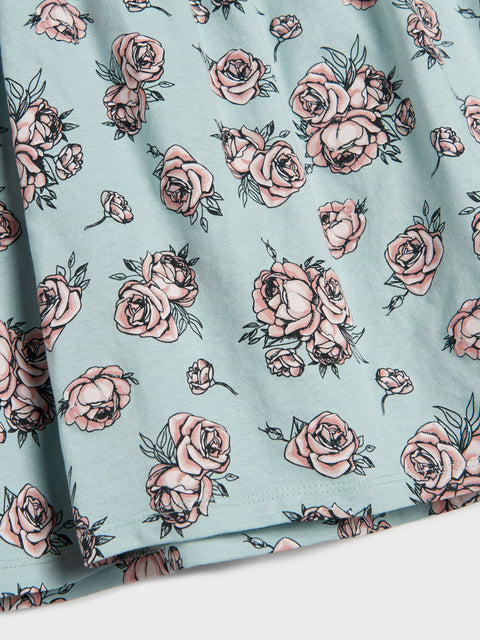 Sinsay Baby Girl's Aqua Floral Dress | Sinsay In Lebanon