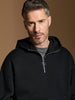 Sinsay Men's Black Neckline With Zipper Hoodies | Sinsay In Lebanon